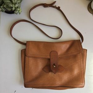 Madewell Leather Crossbody Bag w/ adj straps.